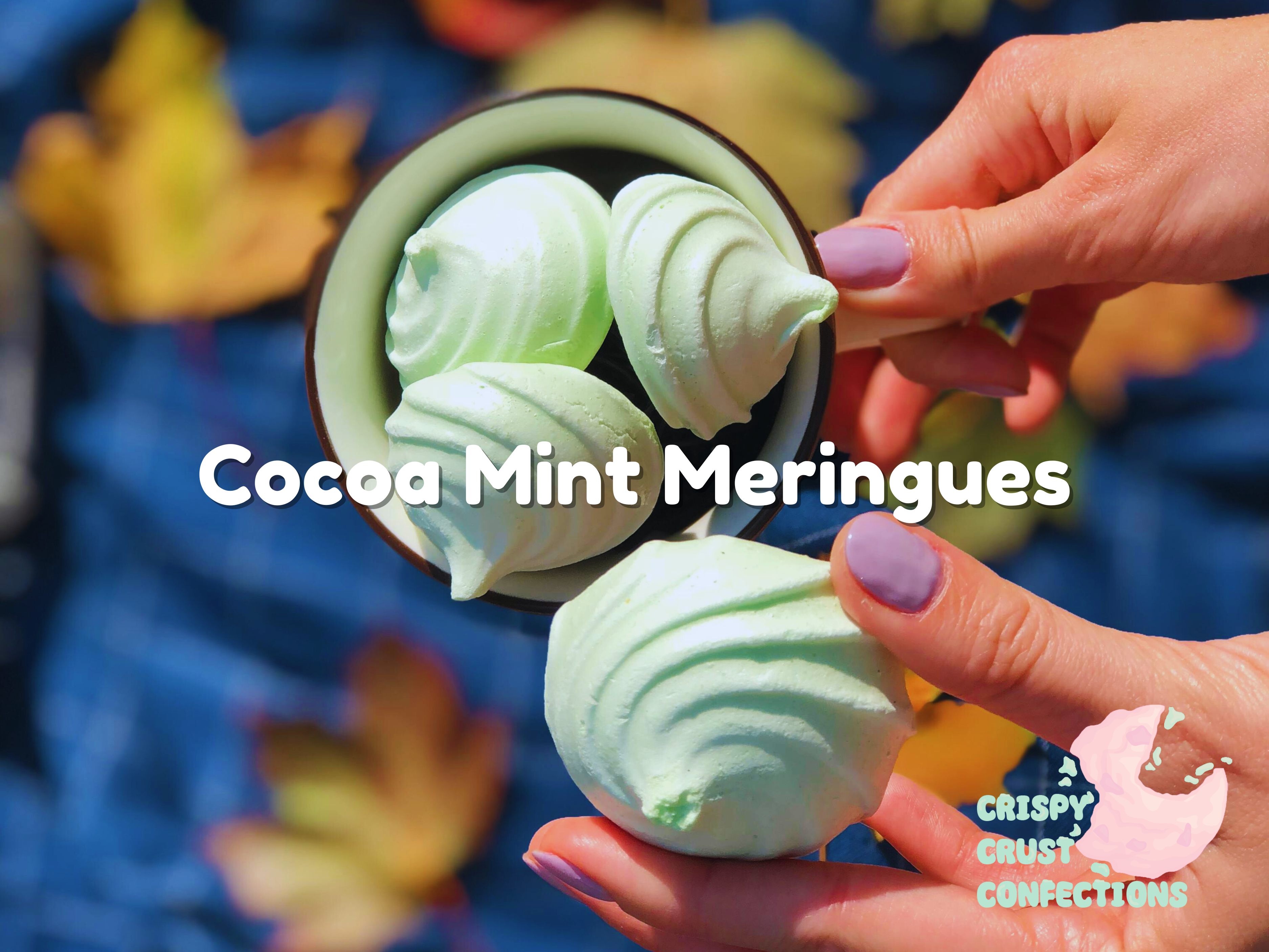 Cocoa Mint Meringues Recipe