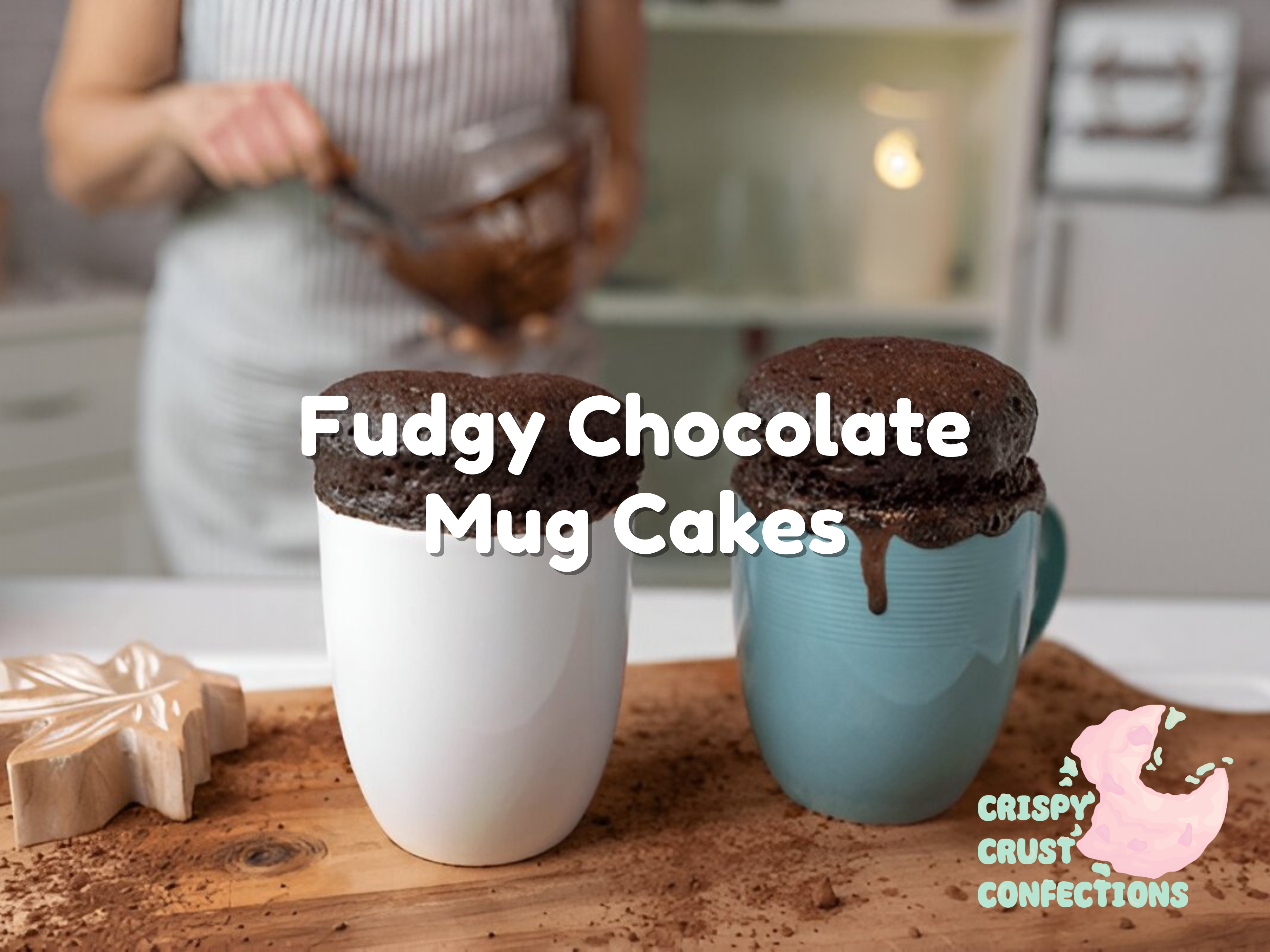 Fudgy Chocolate Mug Cakes Recipe