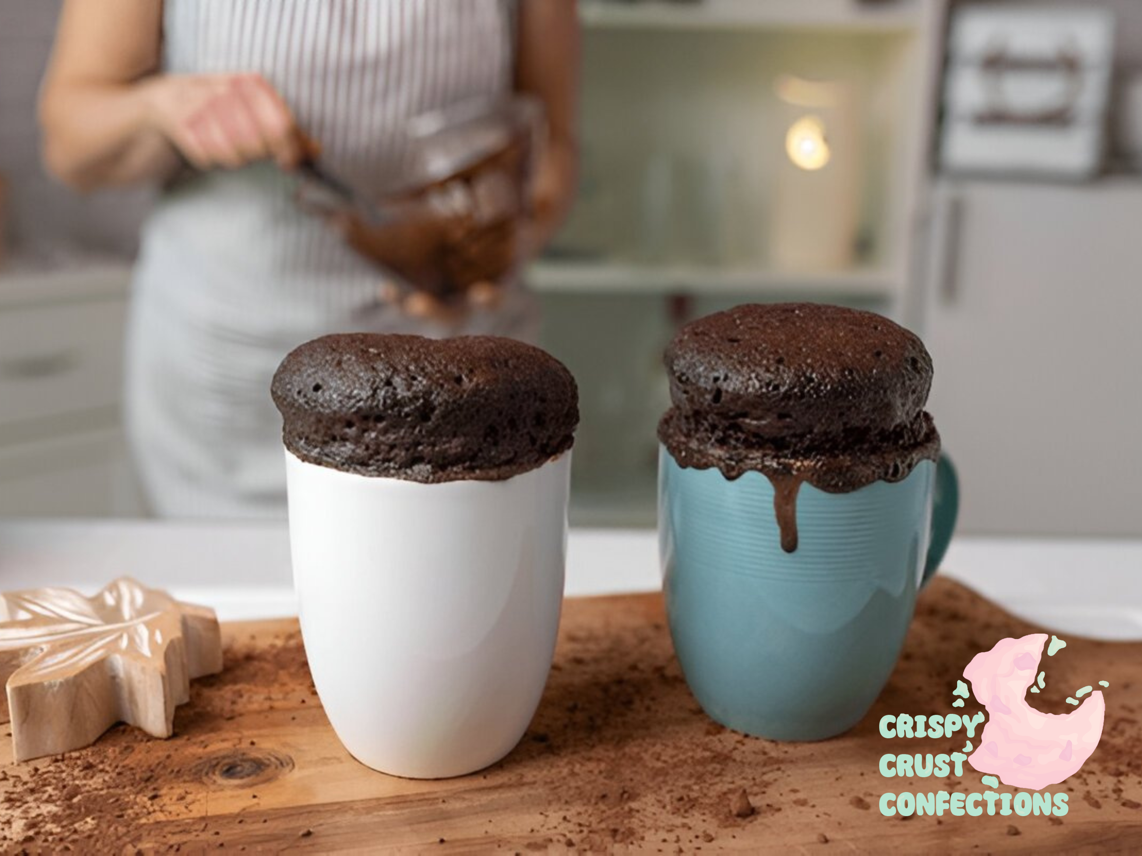 Fudgy Chocolate Mug Cakes Recipe